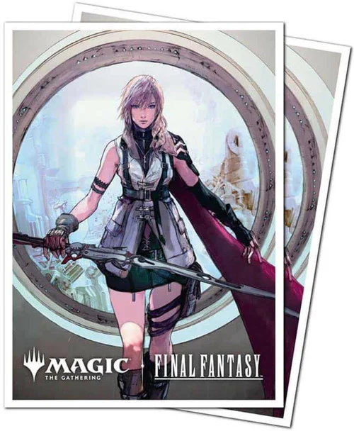 Ultra Pro: Magic the Gathering - FINAL FANTASY 105ct Apex Deck Protector sleeves for MtG - Lightning