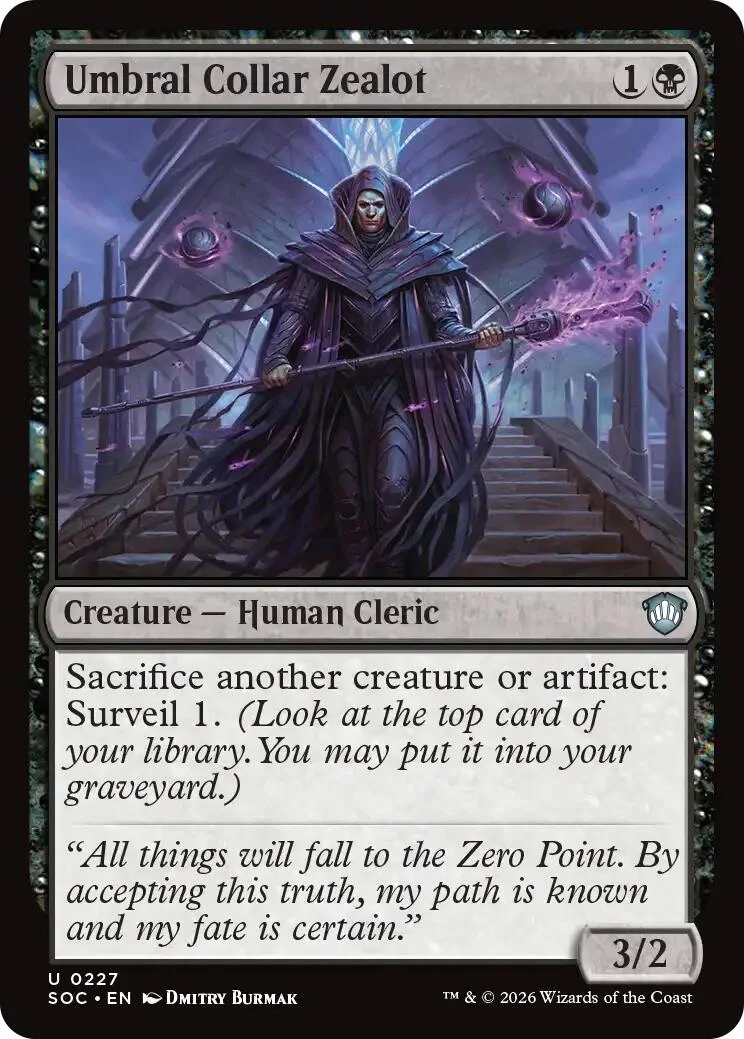 Umbral Collar Zealot (227) (Secrets of Strixhaven)
