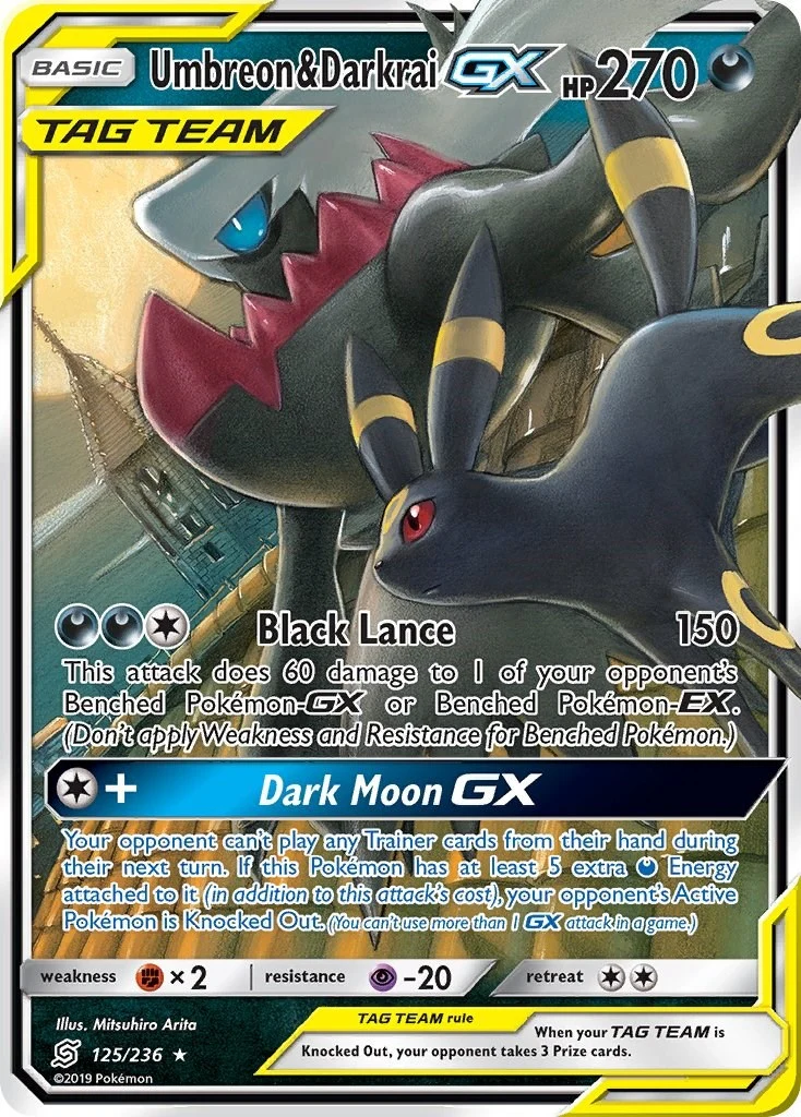 Umbreon & Darkrai GX (125/236) (SM - Unified Minds)