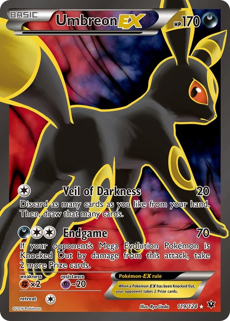 Umbreon EX (Full Art) (119/124) (XY - Fates Collide)