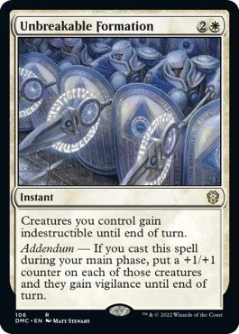 Unbreakable Formation (106)