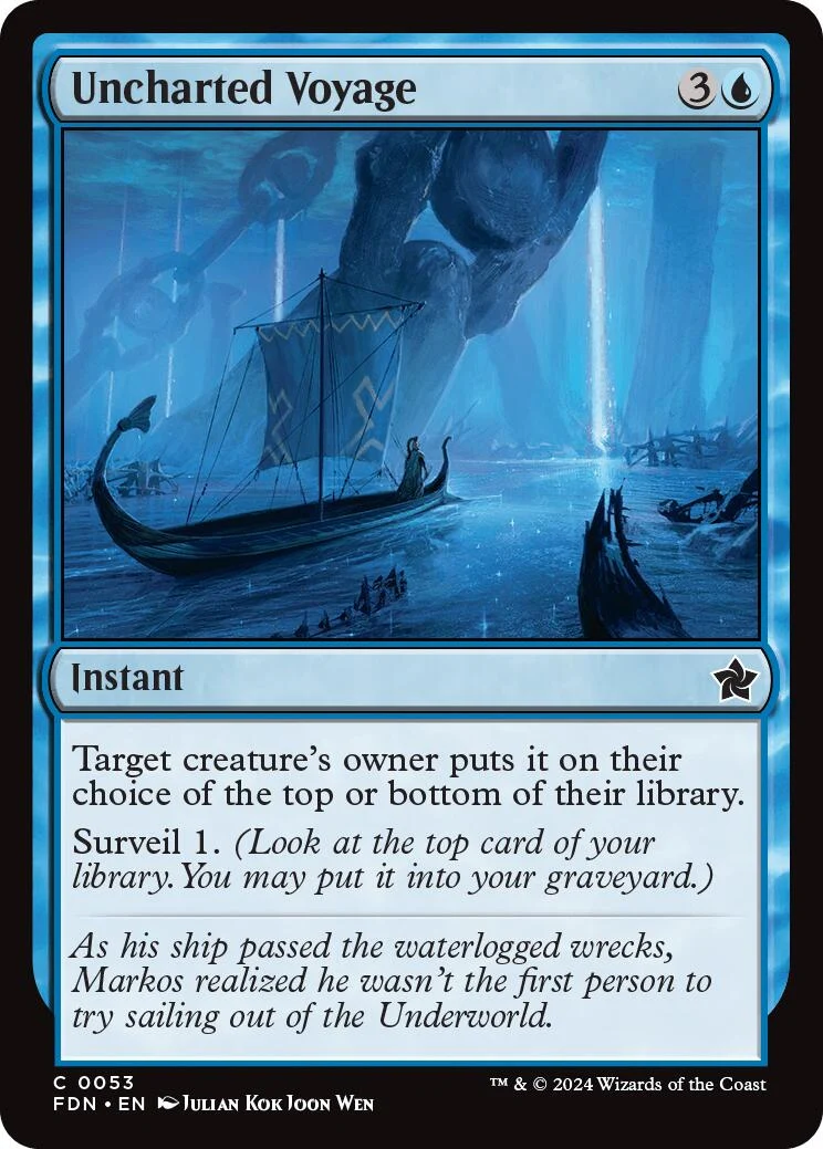 Uncharted Voyage (53) (Foundations)