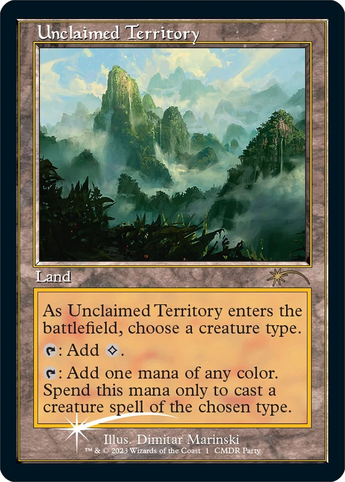 Unclaimed Territory (Retro Frame) (1) (WPN & Gateway Promos)
