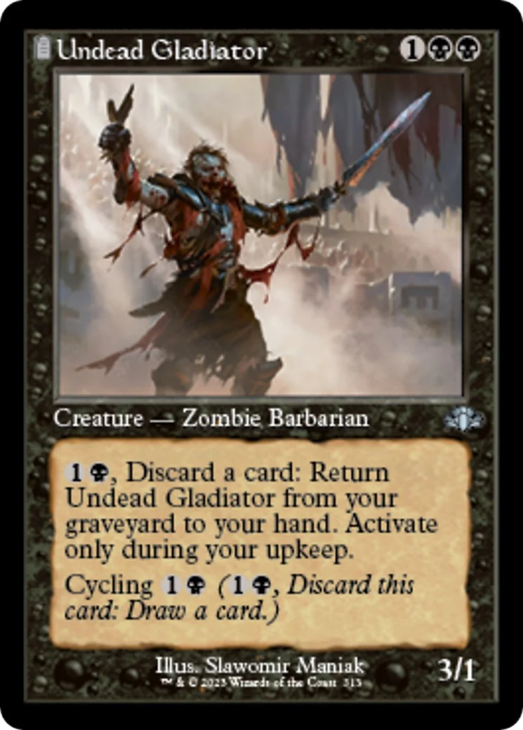 Undead Gladiator (Retro Frame) (313)