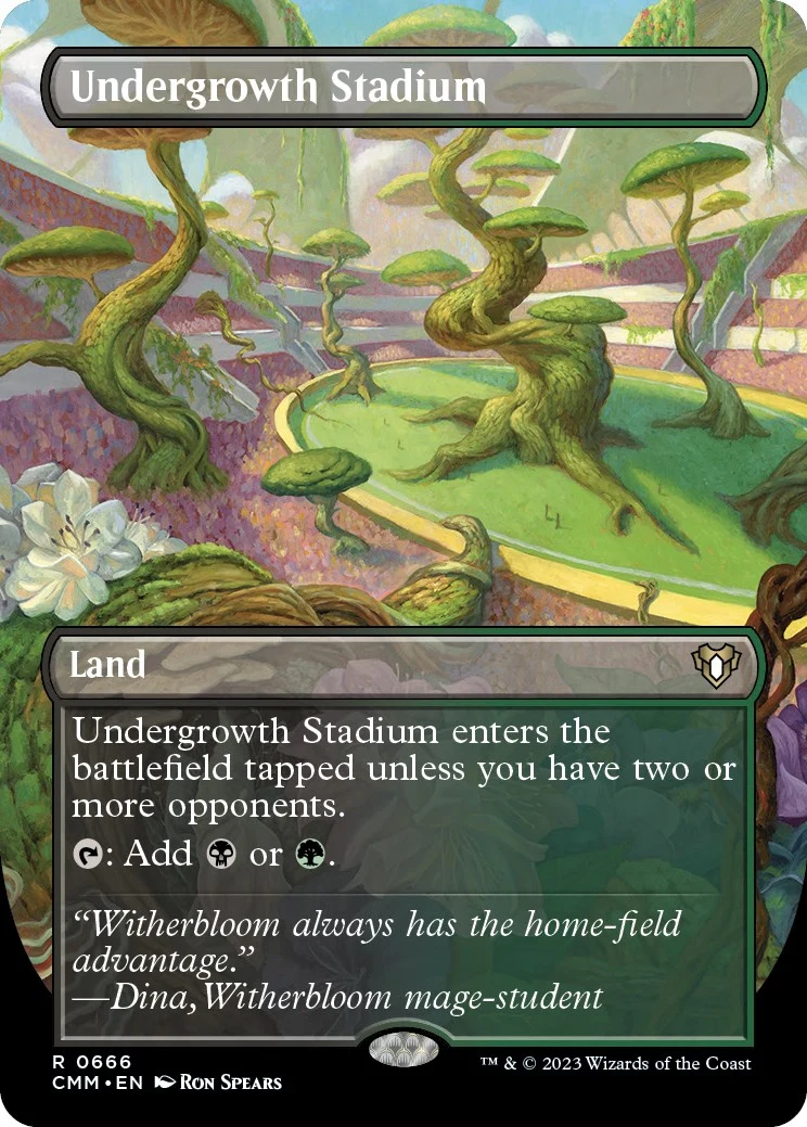 Undergrowth Stadium (Borderless) (666) (Commander Masters)