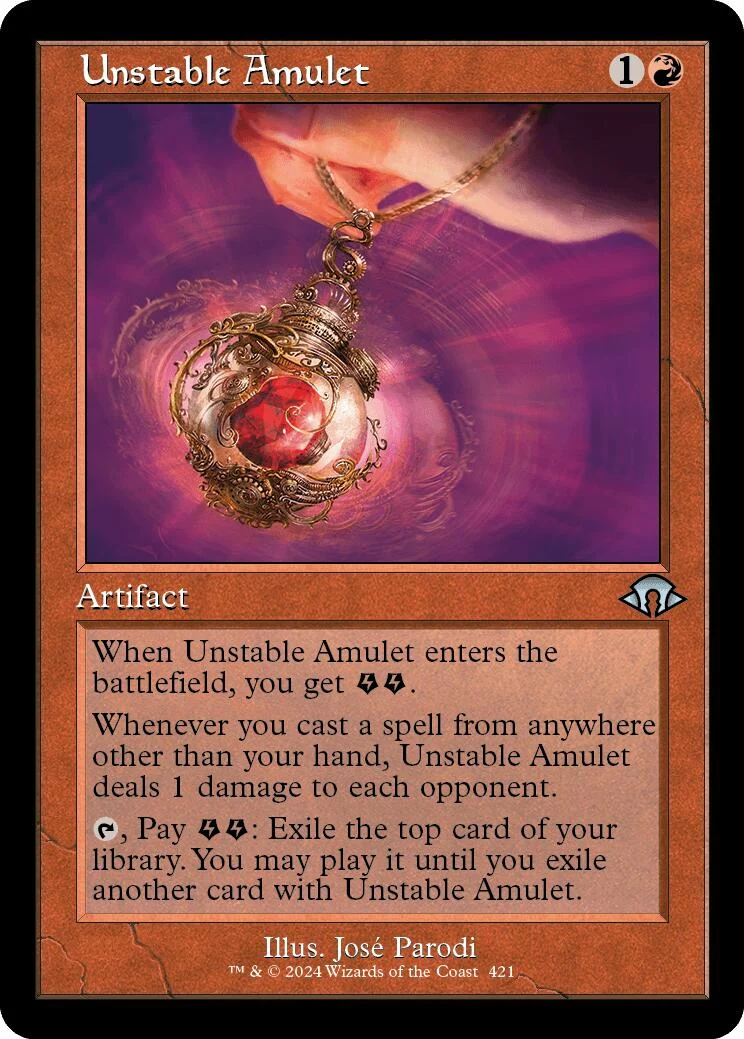 Unstable Amulet (Retro Frame) (421) (Modern Horizons 3)