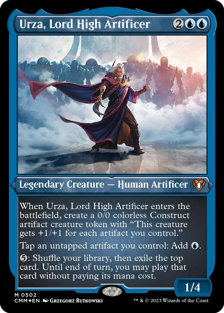 Urza, Lord High Artificer (Foil Etched) (502) (Commander Masters)