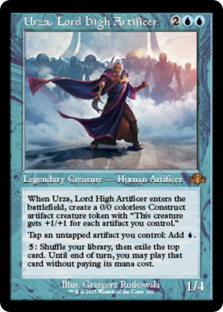 Urza, Lord High Artificer (Retro Frame) (296)