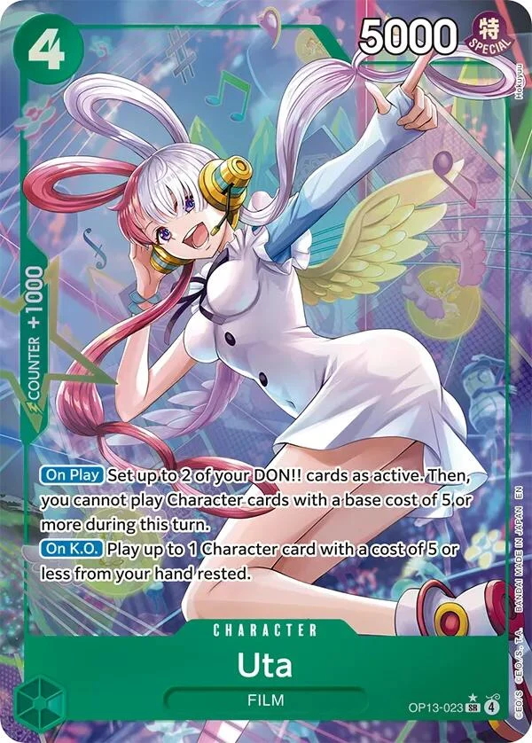 Uta (Alternate Art) (OP13-023) (Carrying On His Will)