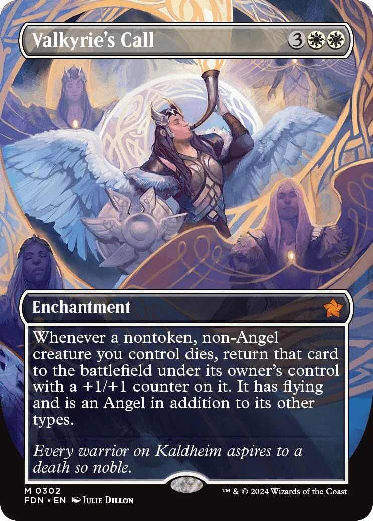 Valkyrie's Call (Borderless) (302) (Foundations)