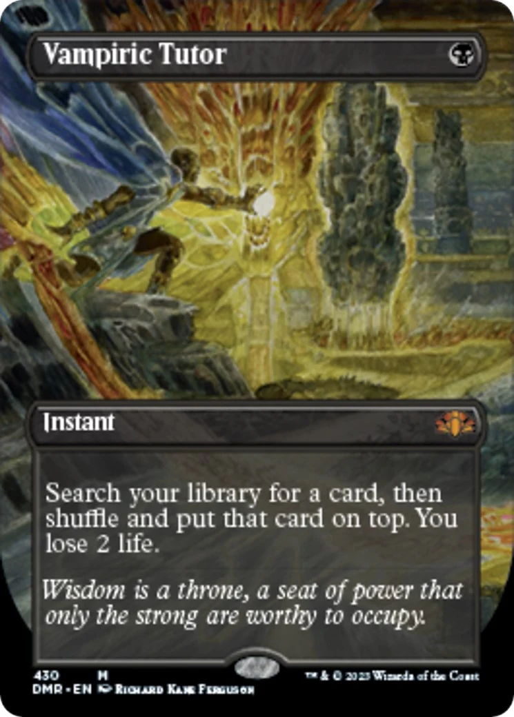 Vampiric Tutor (Borderless) (430)