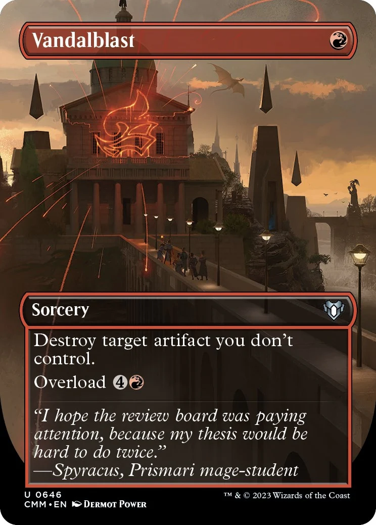 Vandalblast (Borderless) (646) (Commander Masters)