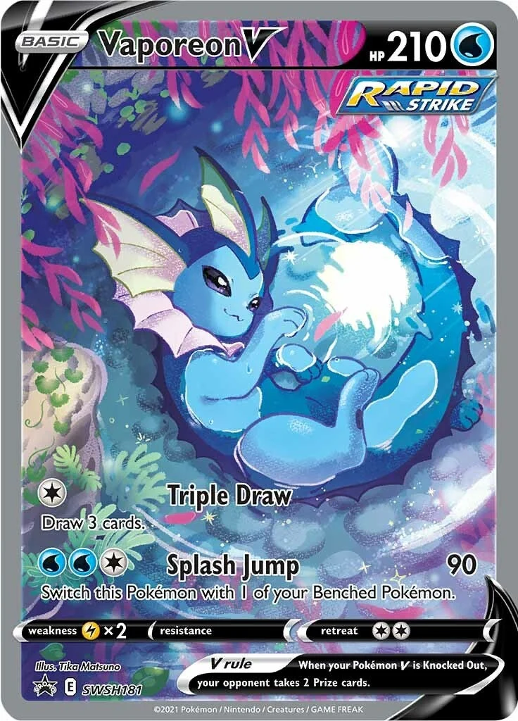 Vaporeon V - SWSH181 (SWSH181) (SWSH: Sword & Shield Promo Cards)