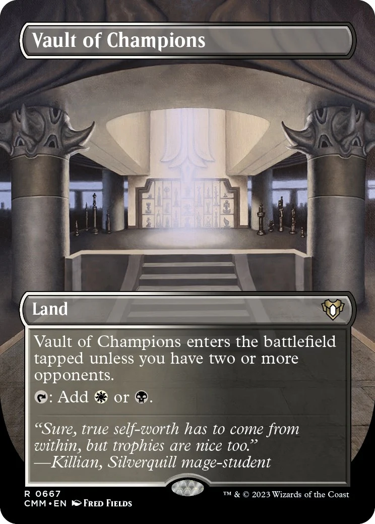 Vault of Champions (Borderless) (667) (Commander Masters)