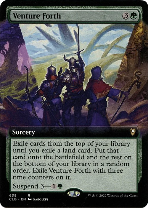 Venture Forth (Extended Art) (639)