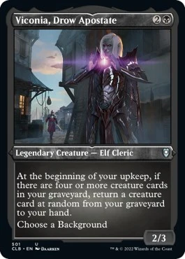 Viconia, Drow Apostate (Foil Etched) (501)