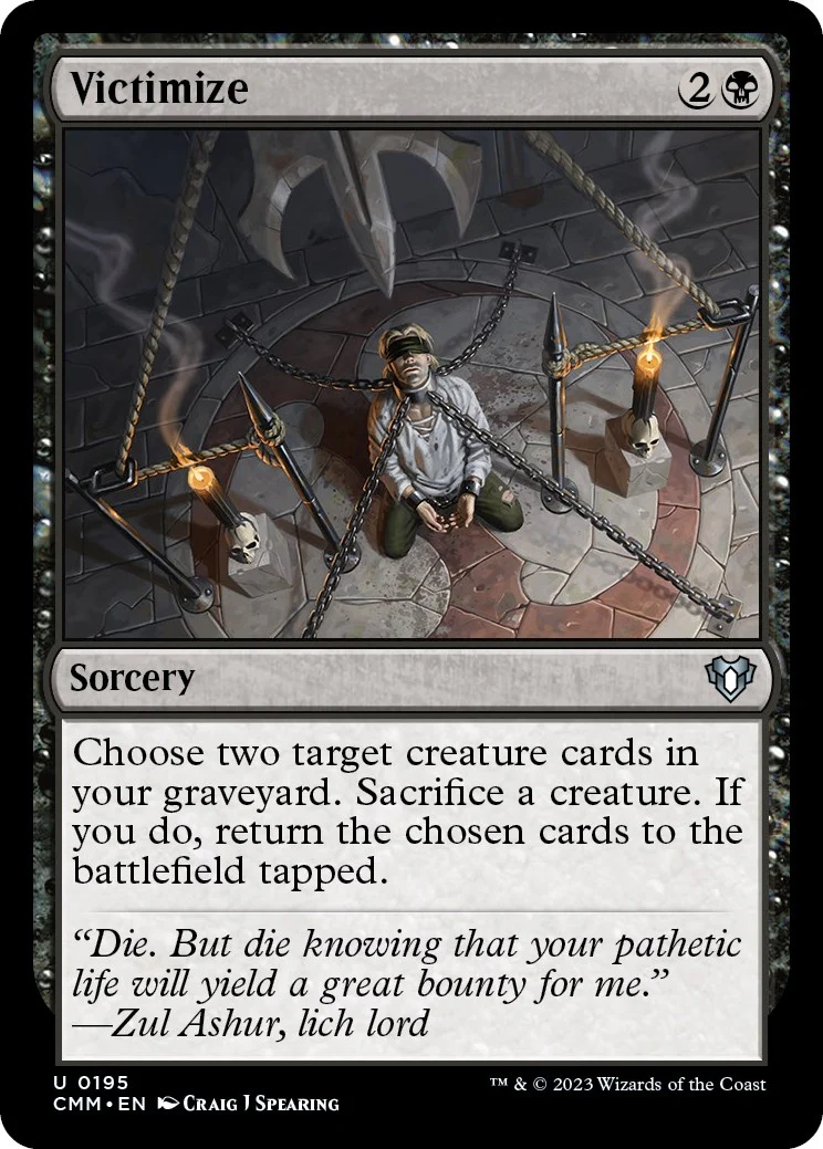 Victimize (195) (Commander Masters)