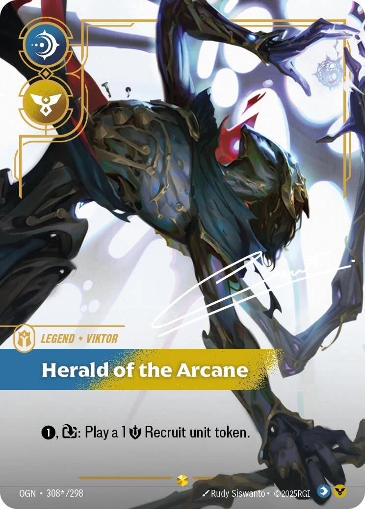 Viktor - Herald of the Arcane (Signature) (308*/298) (Origins)