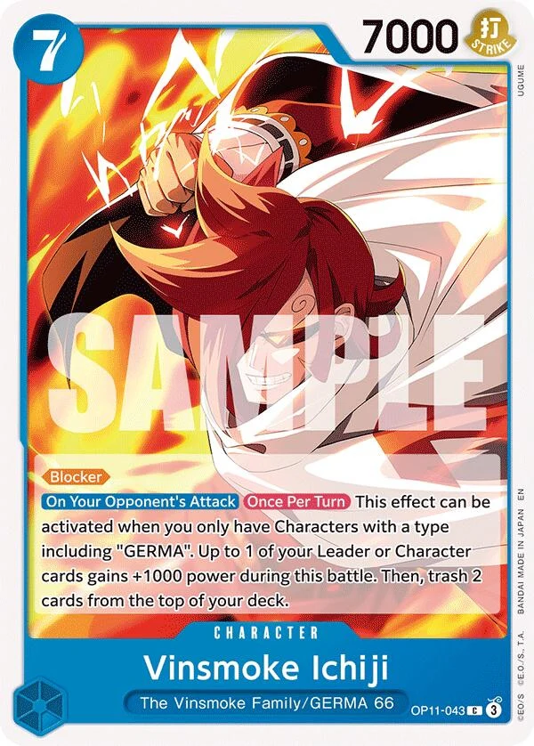 Vinsmoke Ichiji (OP11-043) (A Fist of Divine Speed)