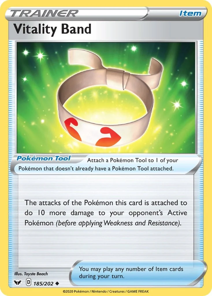 Vitality Band (185/202) (SWSH01: Sword & Shield Base Set)