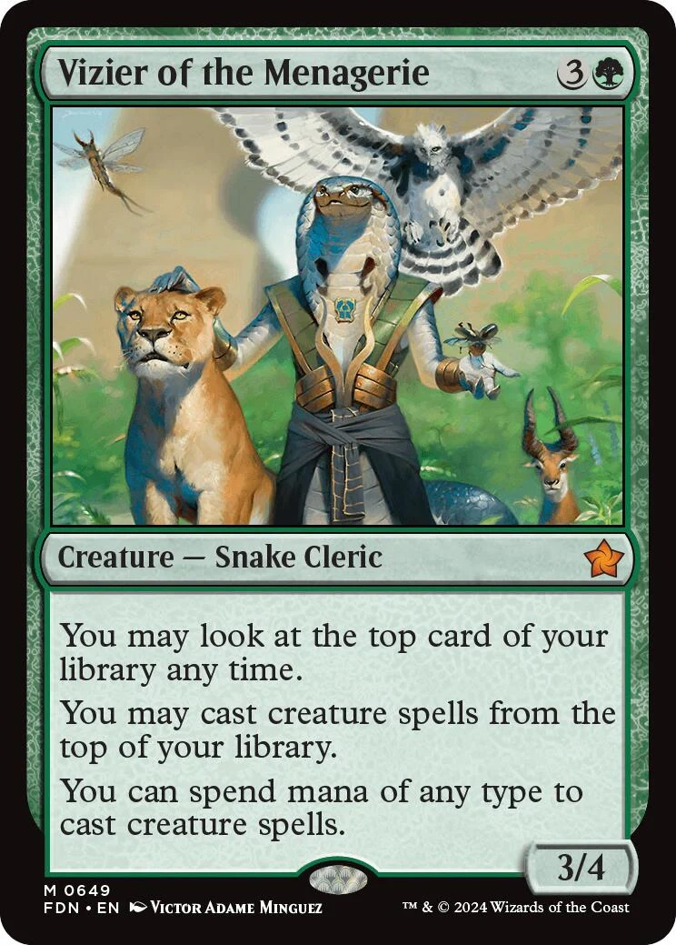 Vizier of the Menagerie (649) (Foundations)