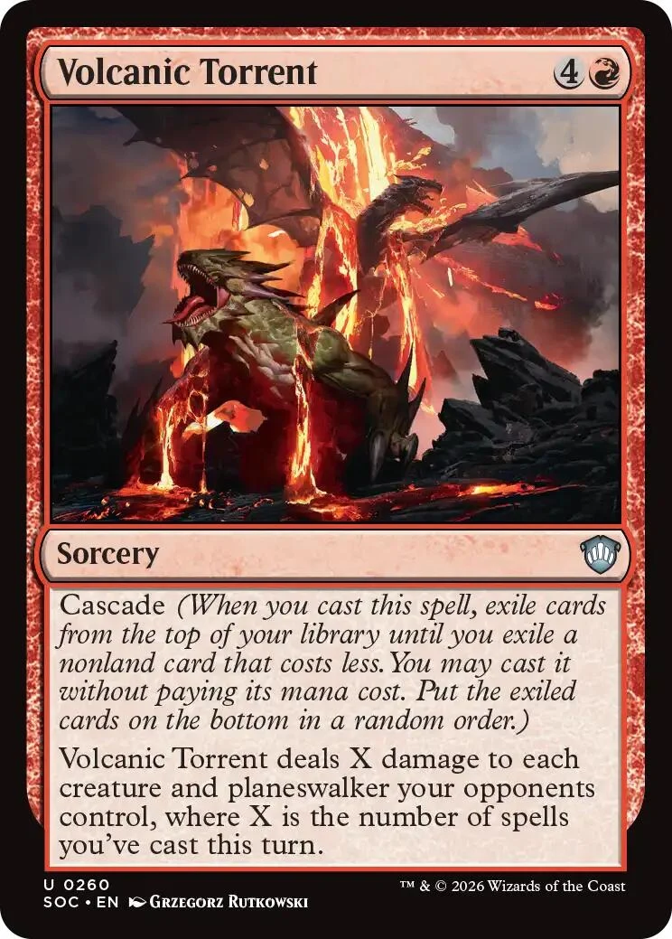 Volcanic Torrent (260) (Secrets of Strixhaven)