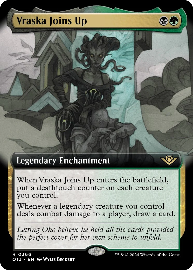 Vraska Joins Up (Extended Art) (366) (Outlaws of Thunder Junction)