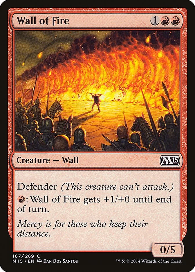 Wall of Fire (167) (Magic 2015 (M15))
