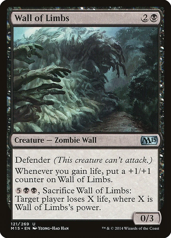 Wall of Limbs (121) (Magic 2015 (M15))