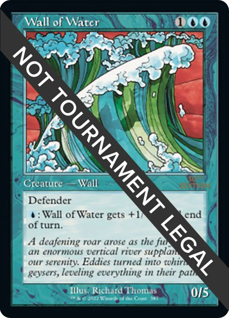 Wall of Water (Retro Frame) (387)