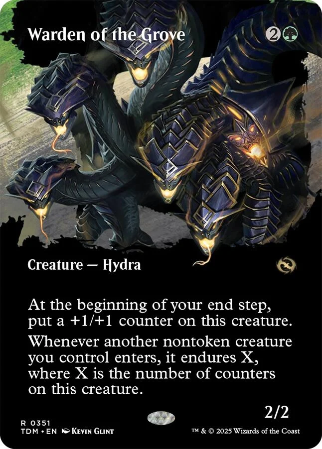 Warden of the Grove (Borderless) (351) (Tarkir: Dragonstorm)