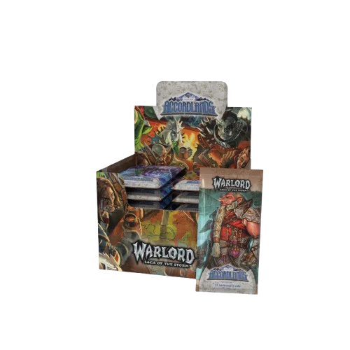 Warlord - Saga of the Storm - Into the Accordlands Booster Display