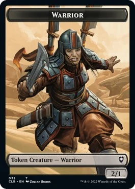 Warrior // Inkling Double-Sided Token (32 // 45)