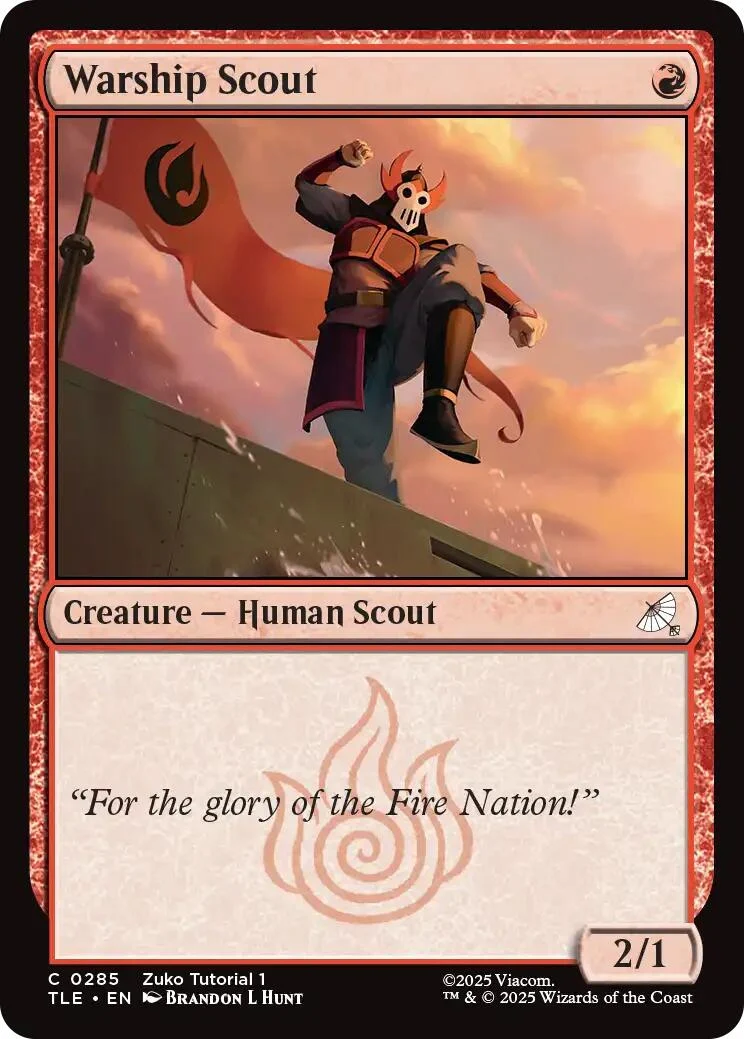 Warship Scout (0285) (285) (Avatar: The Last Airbender: Eternal-Legal)