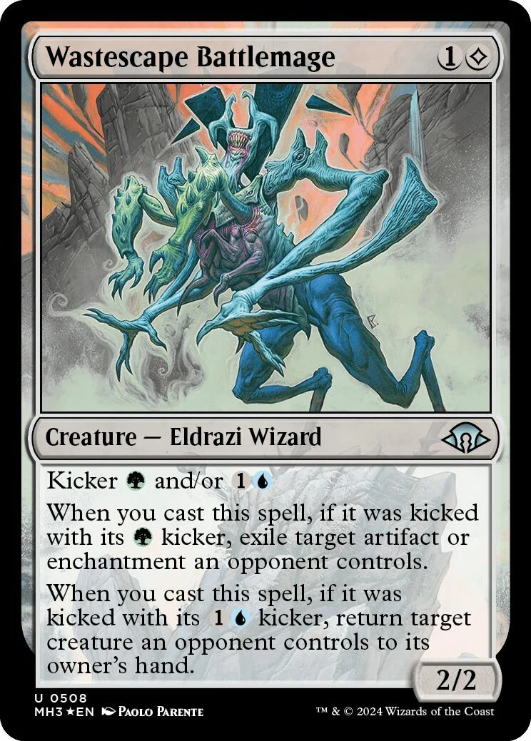 Wastescape Battlemage (Ripple Foil) (508) (Modern Horizons 3)