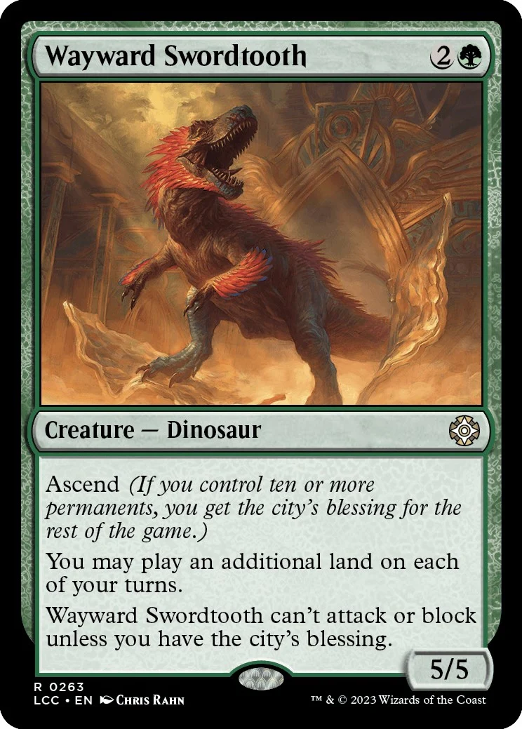 Wayward Swordtooth (263)