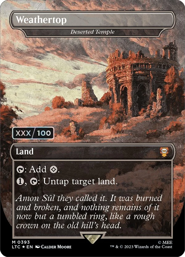 Weathertop - Deserted Temple (Serial Numbered) (393)