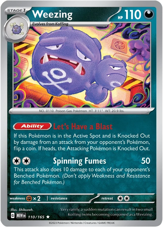Weezing (110/165) (SV: Scarlet & Violet 151)
