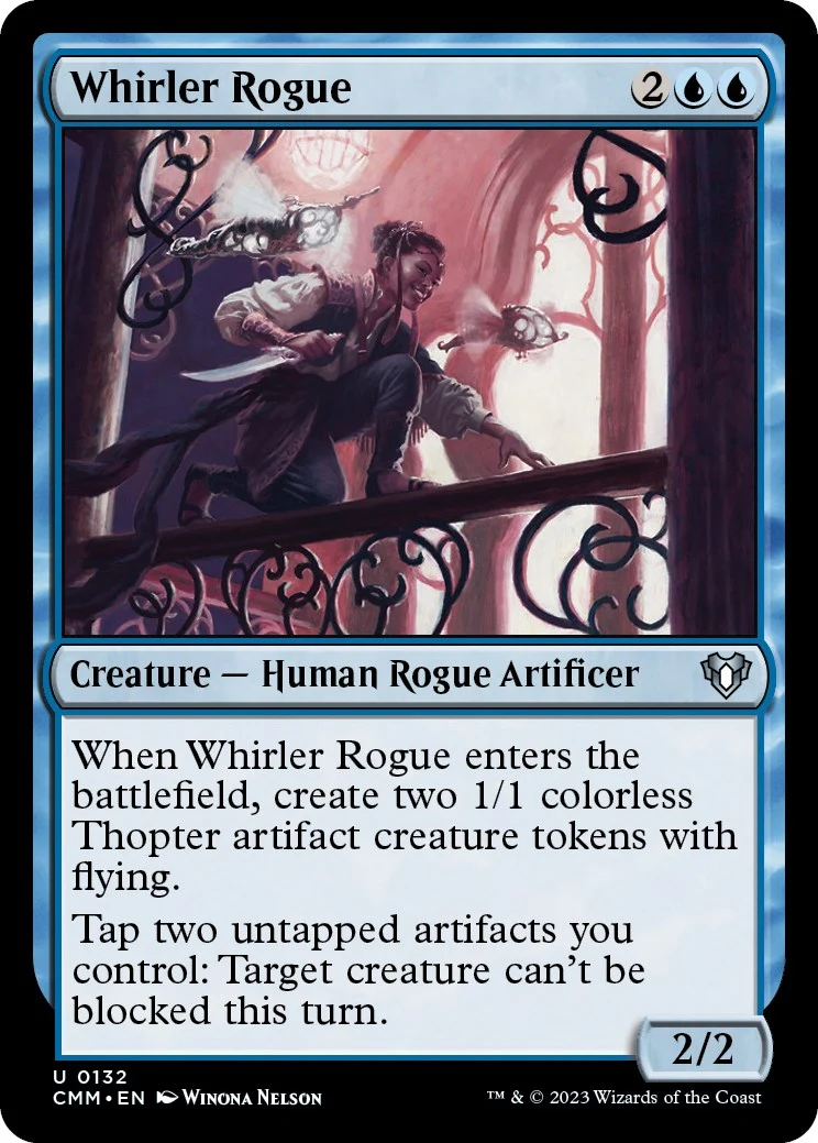 Whirler Rogue (132) (Commander Masters)