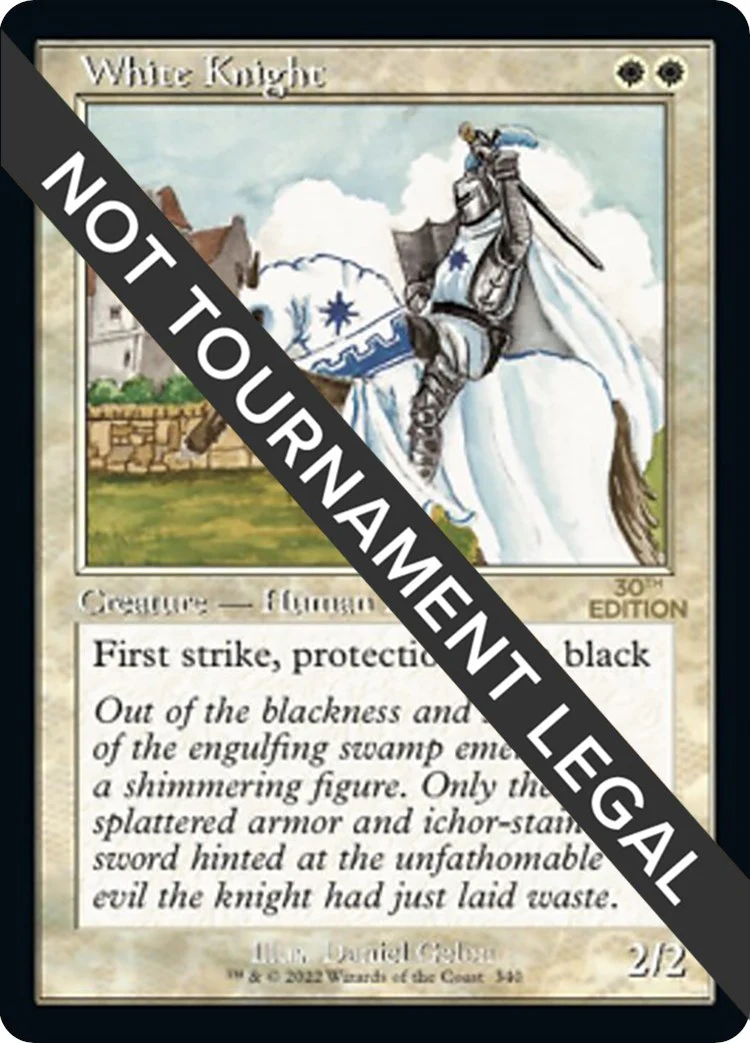 White Knight (Retro Frame) (340)