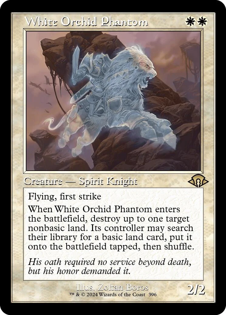 White Orchid Phantom (Retro Frame) (396) (Modern Horizons 3)