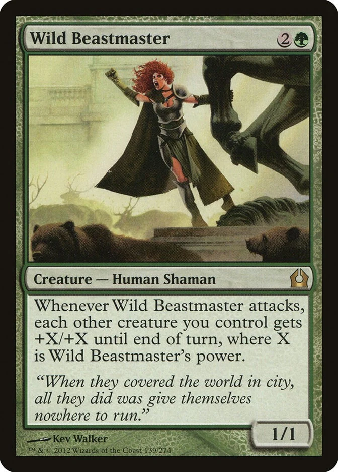 Wild Beastmaster (139) (Return to Ravnica)