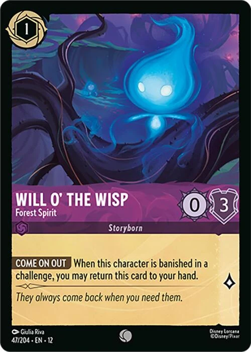 Will o' the Wisp - Forest Spirit (47/204) (Wilds Unknown)