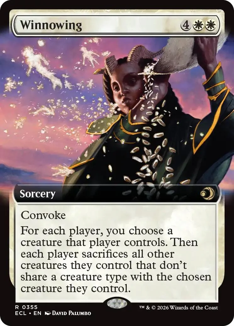 Winnowing (Extended Art) (355) (Lorwyn Eclipsed)