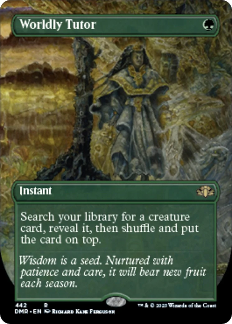 Worldly Tutor (Borderless) (442)