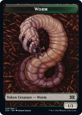 Worm // Soldier Double-Sided Token (20 // 7)