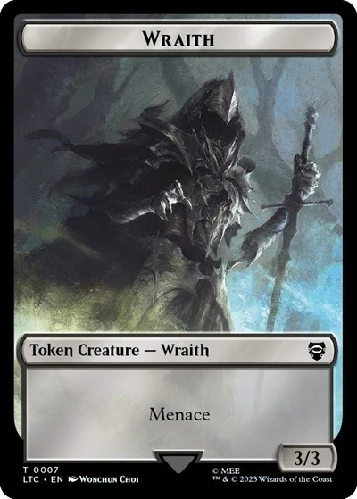 Wraith // Food (0011) Double-Sided Token (7 // 11)