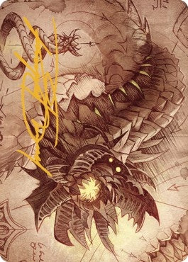 Wurmcoil Engine Art Card (Gold-Stamped Signature) (81)