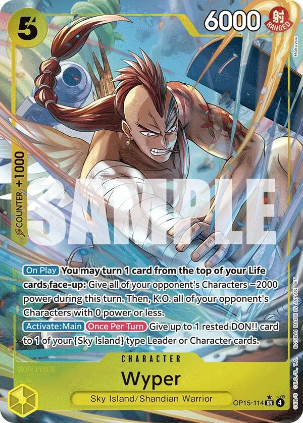Wyper (Alternate Art) (OP15-114) (Adventure on Kami's Island)