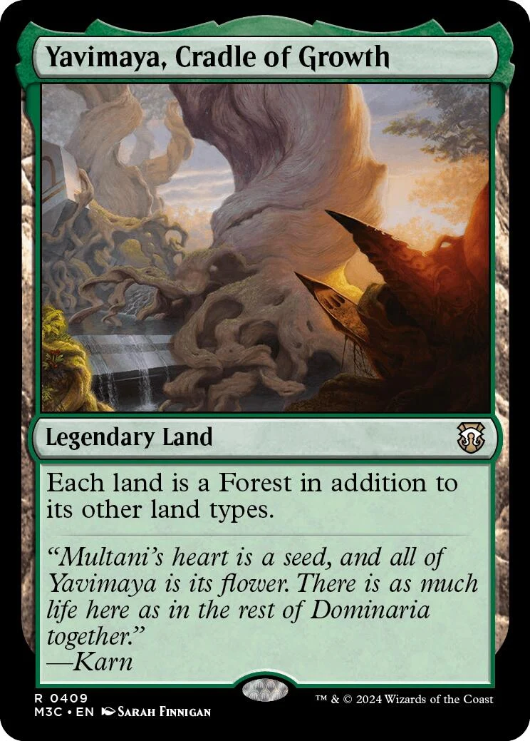 Yavimaya, Cradle of Growth (Ripple Foil) (409)